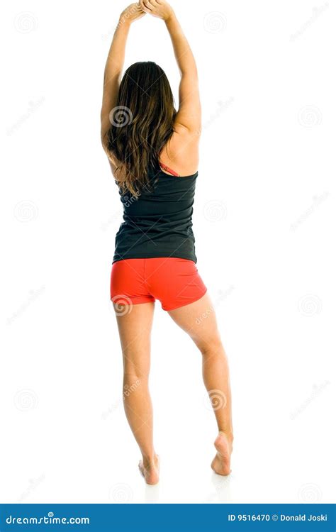backside fitness stock photo image  young outfit female