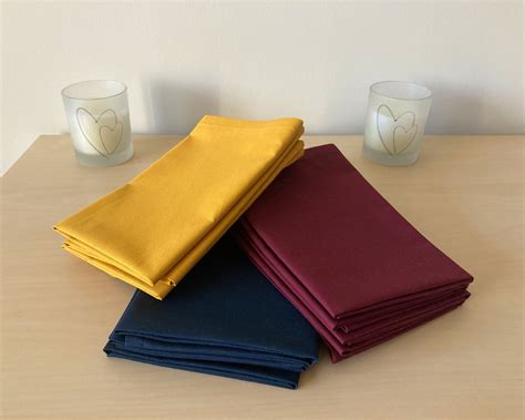 cotton napkins fabric napkins reusable napkins eco friendly etsy