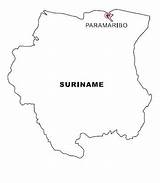 Suriname Surinam Colorearrr sketch template