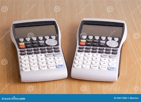 electric calculator stock photo image  computer figures
