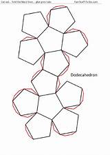 Dodecahedron Templates Template Pdf sketch template
