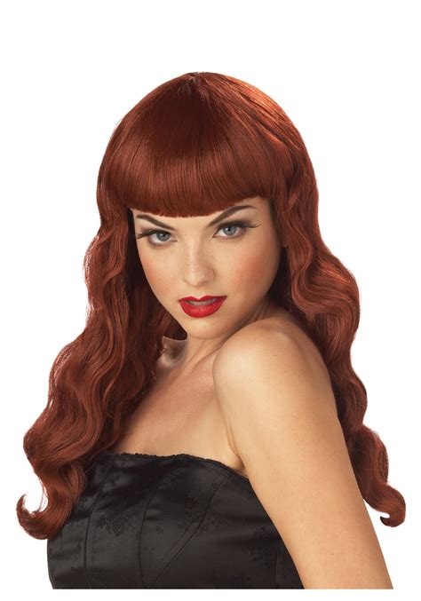 Pin Up Girl Red Wig