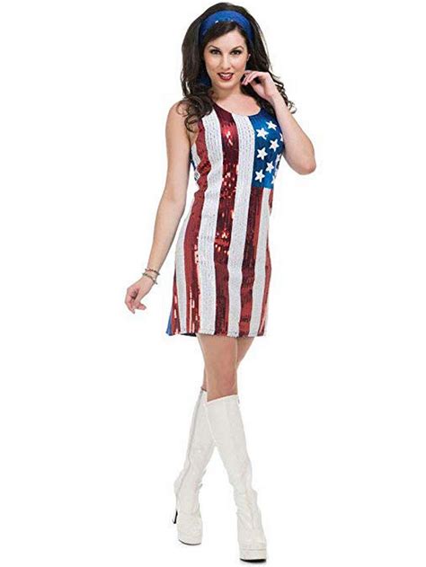 American Flag Sequin Dress Sequin Dress Fancy Dress