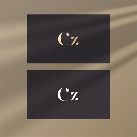 premium vector cz logo design template