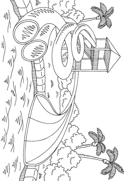 water park coloring coloring pages
