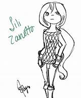 Lili Psychonauts Zanotto sketch template