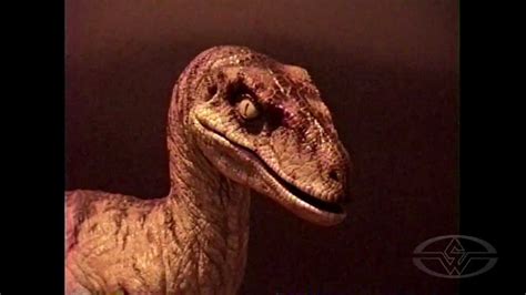 The Lost World Jurassic Park Animatronic Raptor Test