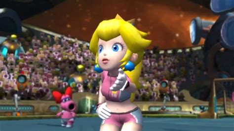 super mario strikers peach s animations away youtube