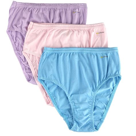 3 pack ladies underwear women s cotton comfortable hipster panties ebay