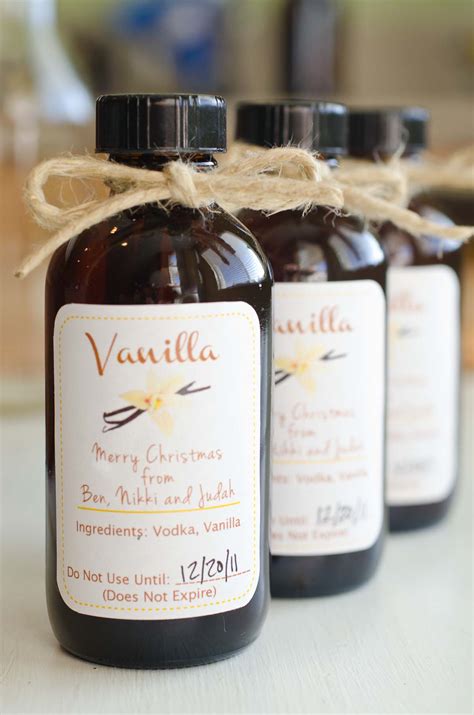 vanilla extract recipe   ingredients easy homemade gift
