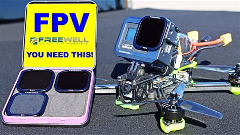 fpv drone flying filming  pros    metal gopro hero  mount  filters