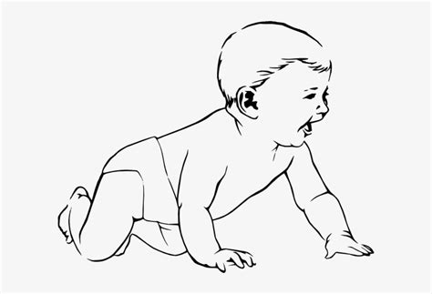 baby clip art black  white   cliparts  images