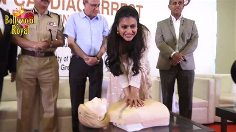 Kajol Launches Sudden Cardiac Arrest Awareness Scaa Initiative On World