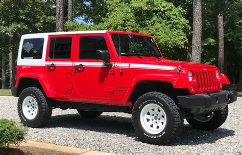 wrangler jku chief style side stripes