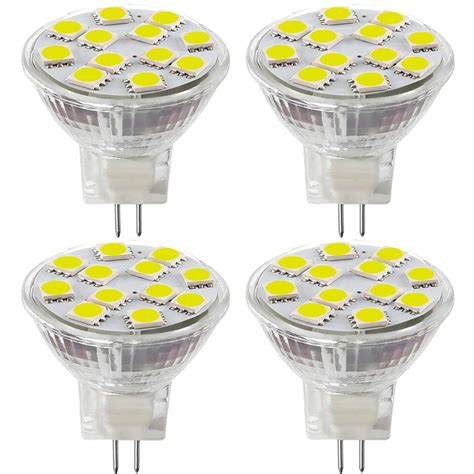 led  light bulbs   halogen replacement gu bi pin base daylight white