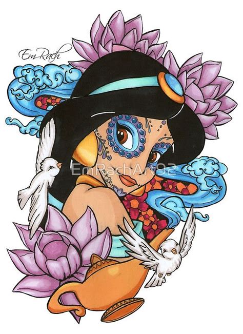 Jasmine Day Of The Dead Disney Movies And Characters