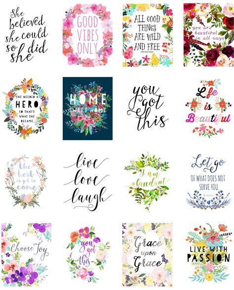 sticker printable  printable quotes printable planner stickers