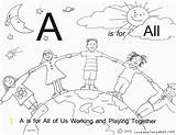 Coloring Pages Teamwork Printable Working Abc Together Color Alphabet Sheets Cooperative Clipart Getcolorings Preschool Divyajanani Theme Print Library Clip sketch template