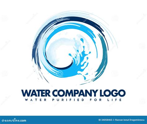 water logo stock illustration illustration  swirl