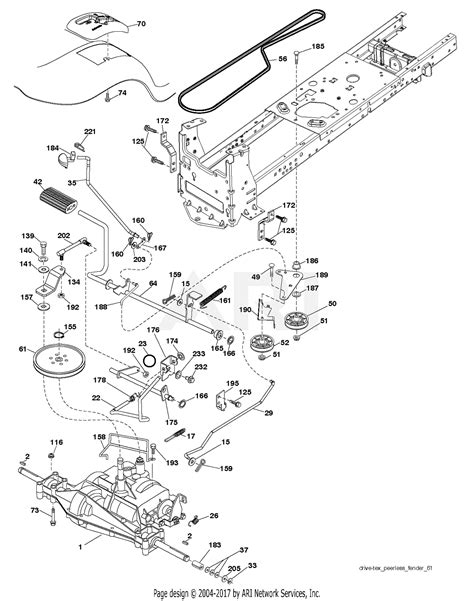 poulan ppg    parts diagram  drive