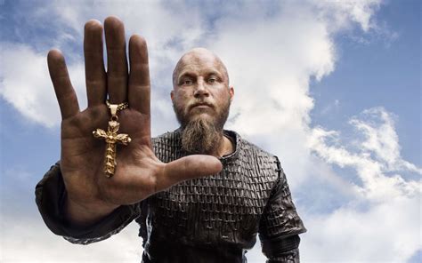 vikings men ragnar lodbrok vikings tv series cross hand hd