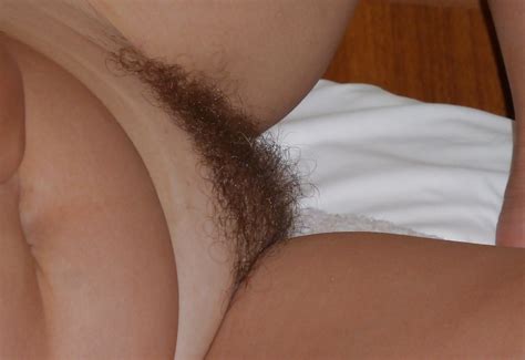 hairy cunt my wife is visible from under pink panties 5