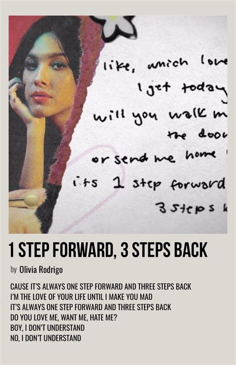 I Step Forward 3 Steps Back