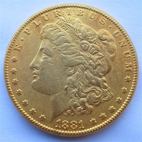 buy high quality  morgan dollars  cc gold plated copy coins