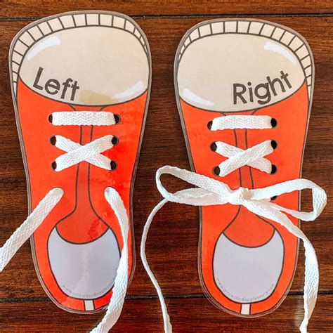 printable shoe lacing cards