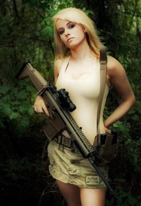 untitled guns girl guns army women