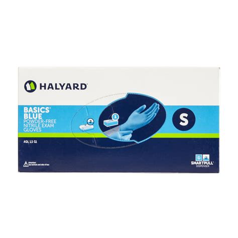 Geka Healthcare Halyard Basics Blue Nitrile Disposable