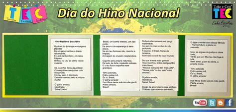 trabalhos escolares criativos  de abril   hino nacional brasileiro
