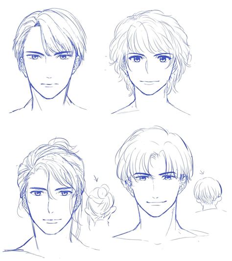 anime character face drawing anime head sketch male boditewasuch