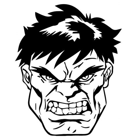 incredible hulk face coloring page pages  kids sketch coloring page