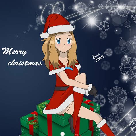 Sexy Christmas Serena Pokemon Xy By Rikitempe On Deviantart