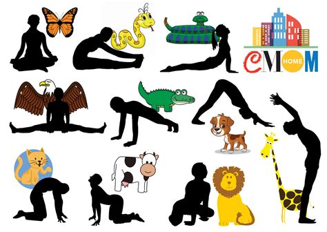 family animal yoga cmomathome
