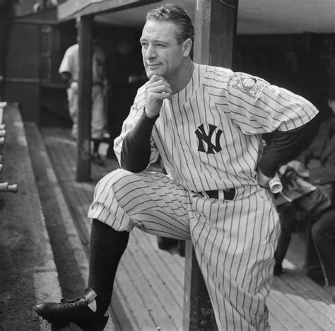 lou gehrig remains   luckiest man   face   earth sports collectors digest