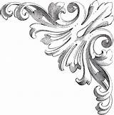 Ornate Fancy Thegraphicsfairy sketch template