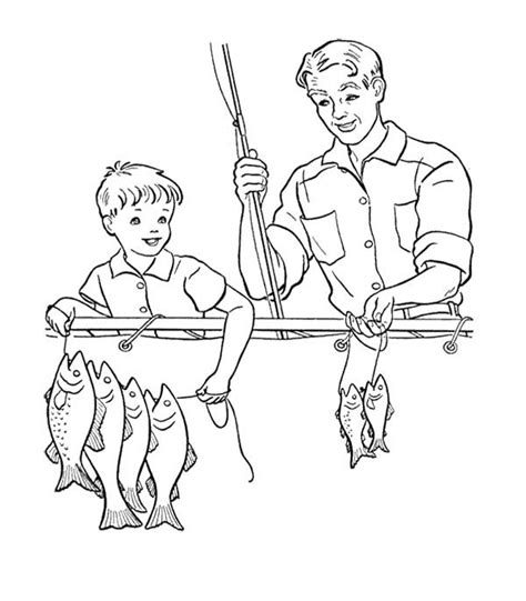 fun  fathers day coloring page  kids fathers day coloring page