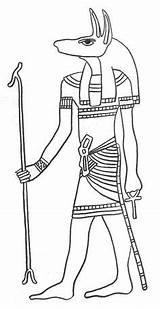 Anubis Egyptian Goddesses Egipto Egipcio Faraones Embalming Dead Egiziano Egipcios Designlooter Egiziana Egiziani Artigianato Simboli Egitto Dipingere Ceramica Antico Isis sketch template