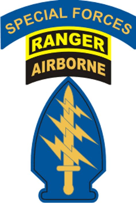 usa special forces ranger airborne tabs