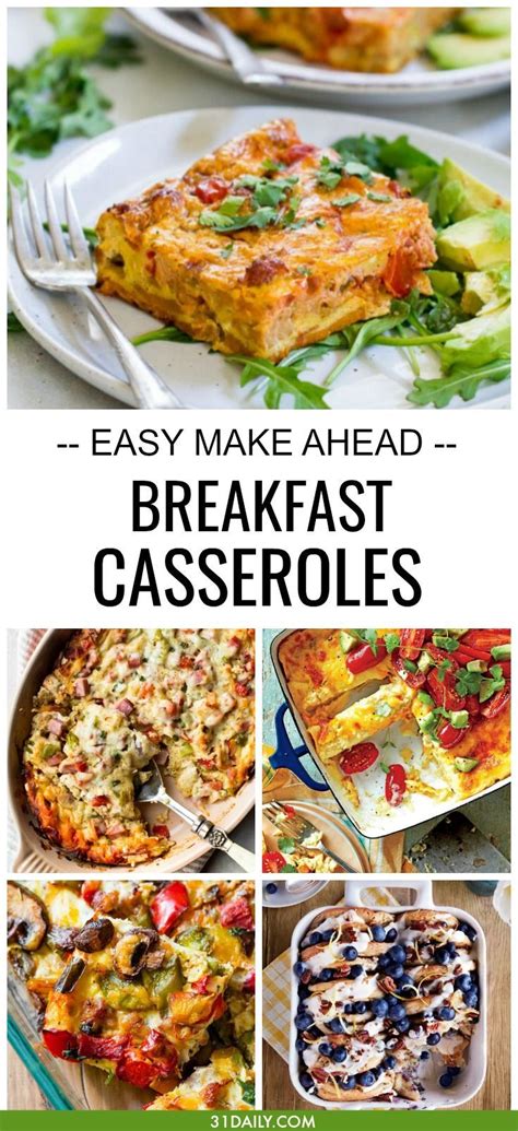 15 make ahead breakfast casseroles make ahead breakfast make ahead