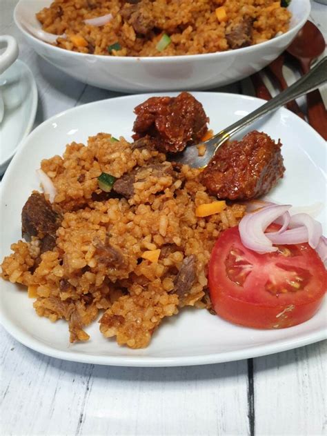 Jollof Rice Ghana Style • Curious Cuisiniere