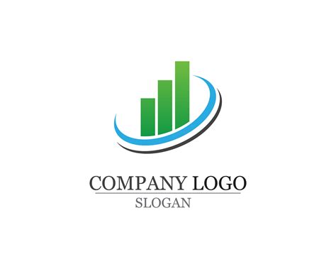 business finance logo  symbols vector concept illustration