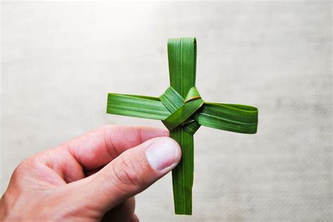 christians celebrate palm sunday  week  easter  palm fronds