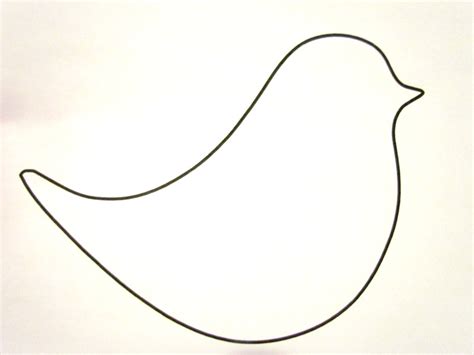 simple bird outline bird outline bird template bird stencil