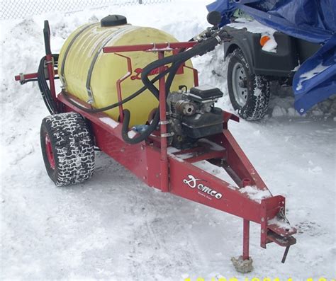 demco  gallon skid mount sprayer  gas engine