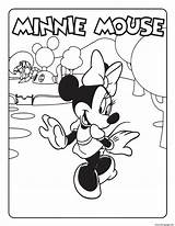 Mouse Coloring Minnie Pages Printable Print Color Book Online sketch template