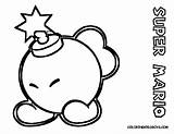 Mario Coloring Pages Super Omb Bob Toad Printable Yoshi Brothers Bomb Bros Colouring Drawing Kids Kart Luigi Baby Print Sheets sketch template