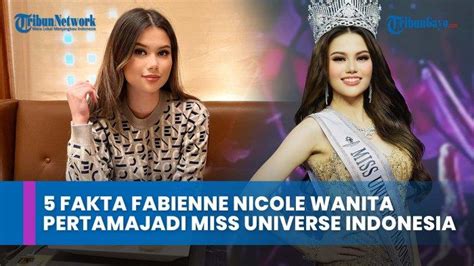 5 Fakta Fabienne Nicole Wanita Pertama Yang Jadi Miss Universe